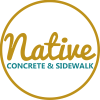 Native Concrete  Sidewalk